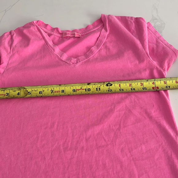 Fresh Produce neon pink t-shirt women size XS - Picture 7 of 8